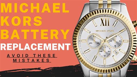 how to remove the back of a michael kors watch|diy michael kors watch battery.